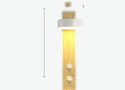Simple Modern Creative Bedside Bedroom Wall Lamp Desk Hotel Wall Led Lamp Usb Mobile Phone Charging Night Light